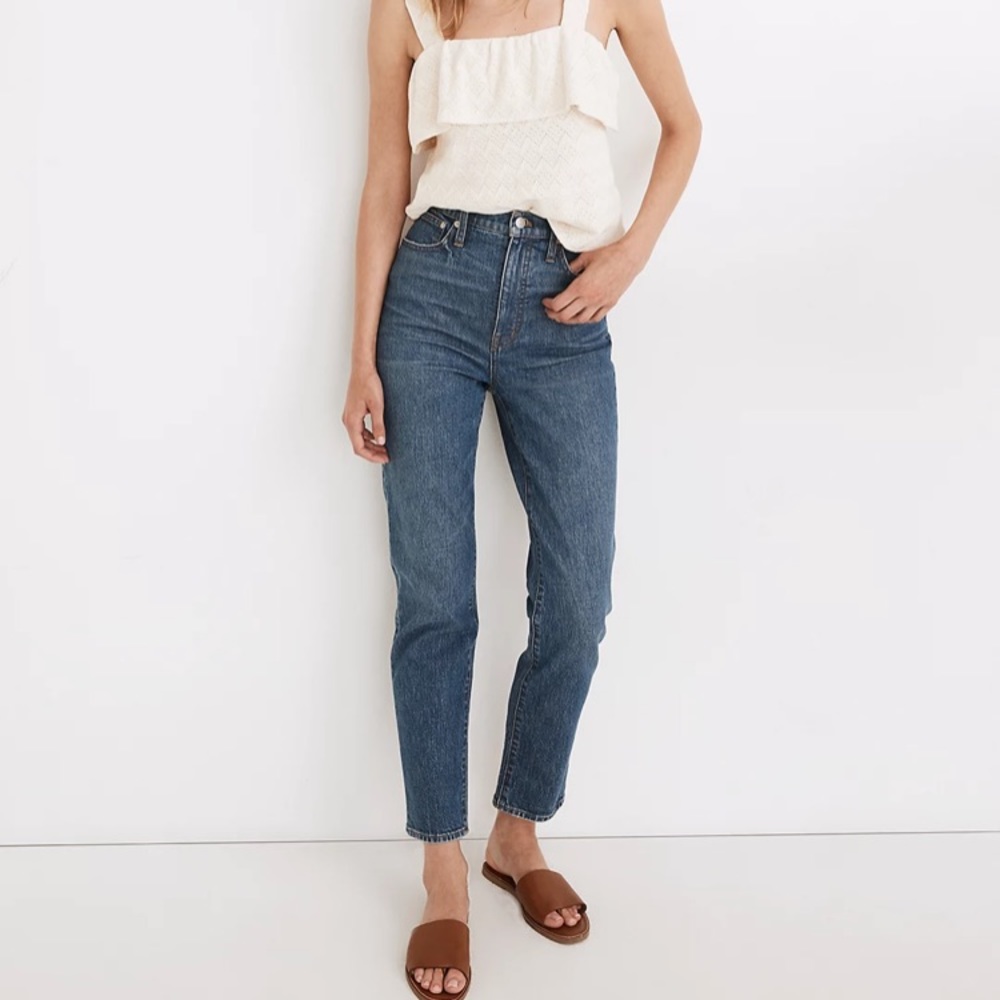 Madewell ruffle tank top, size xxs